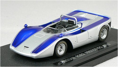 EBBRO NISSAN R381/R383ミニカーセット1/43 Amazon | エブロ 1/43 ニッサン R383 1970 シルバー/ブルー 完成品